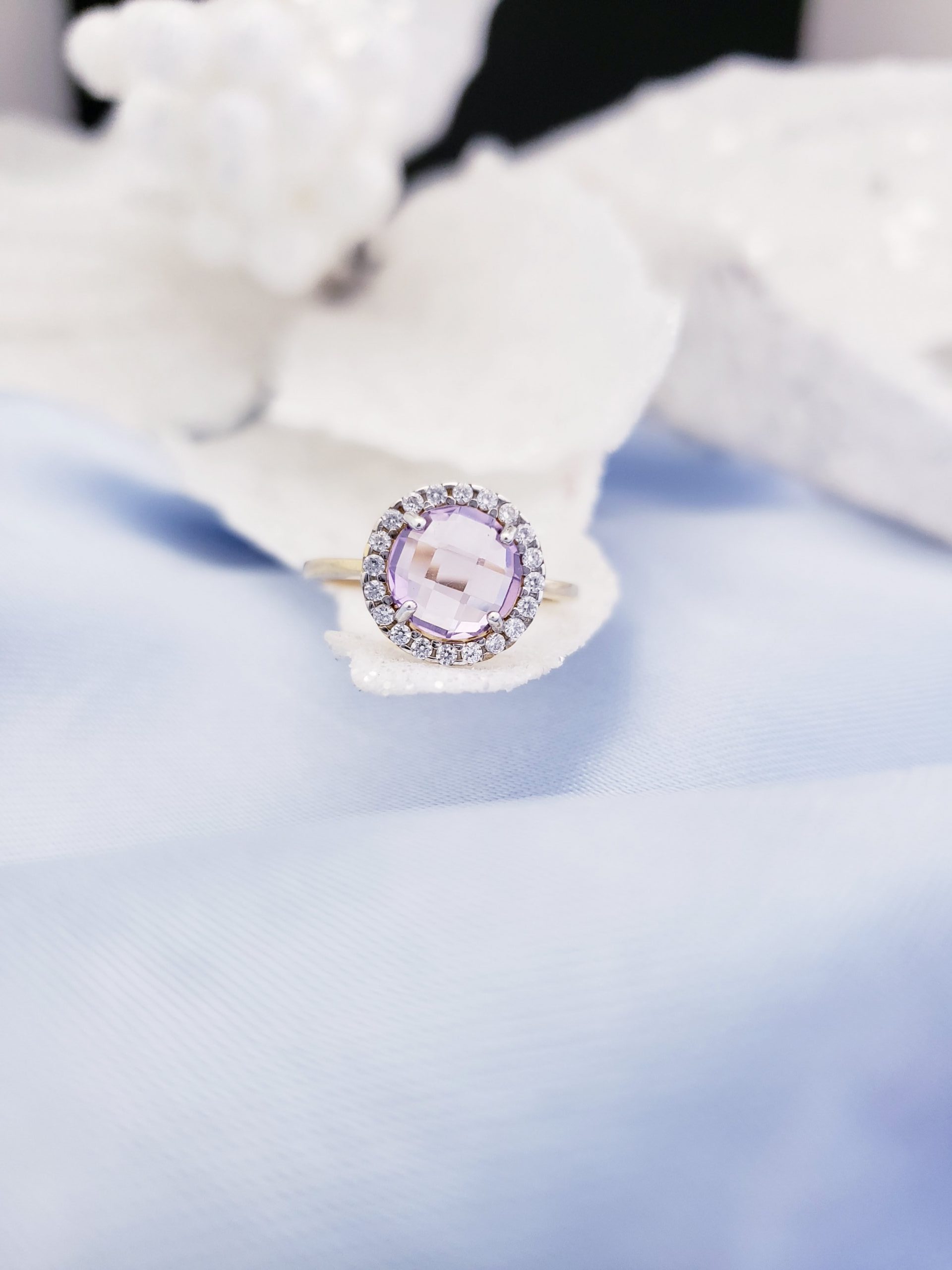 Purple Round Ring